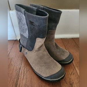 Slimshortie Sorel Tan Grey women's brown NL2106-052 boot Chelsea